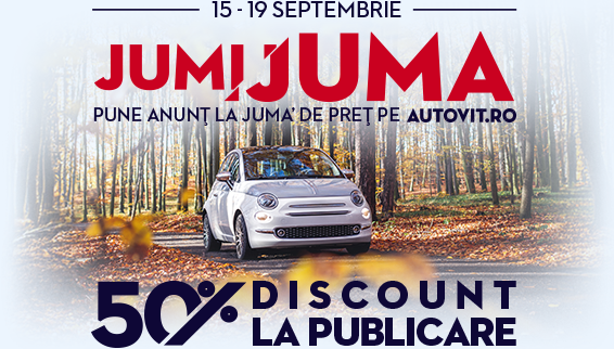 Vânzătorul publică un anunț pentru a vinde o mașină pe Autovit